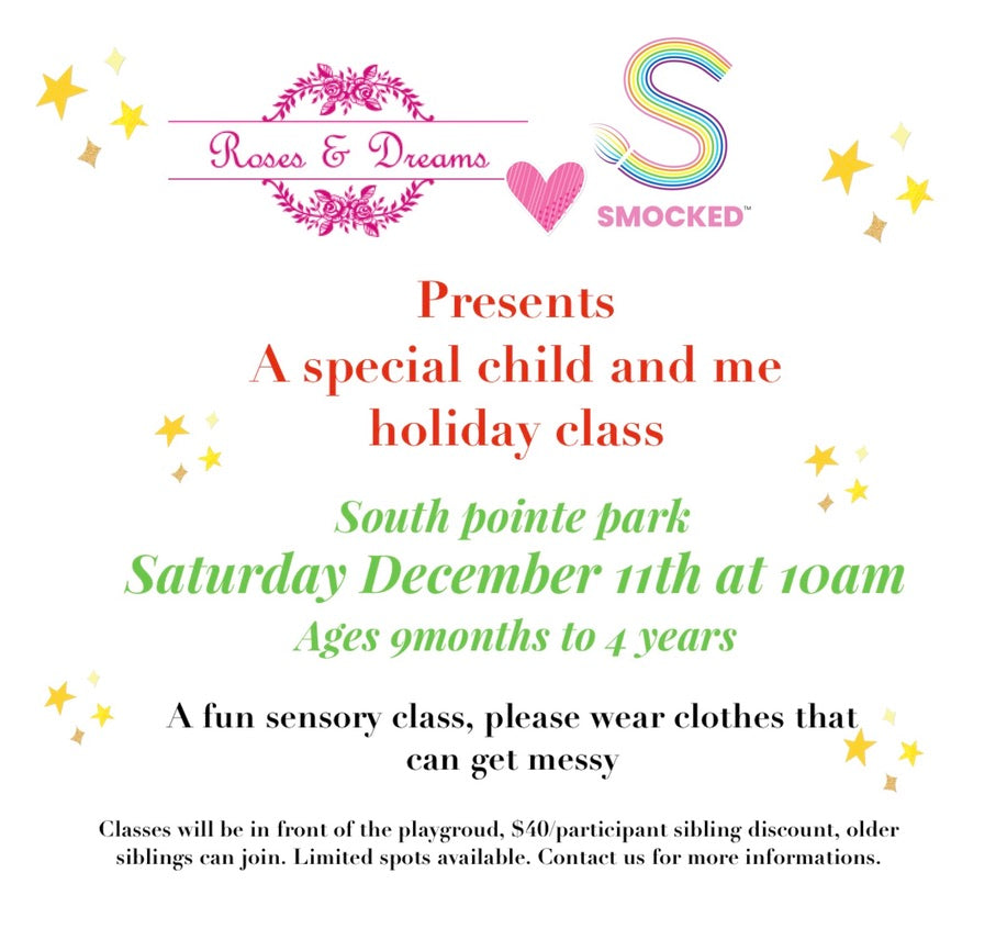 Holiday child and me class ♡