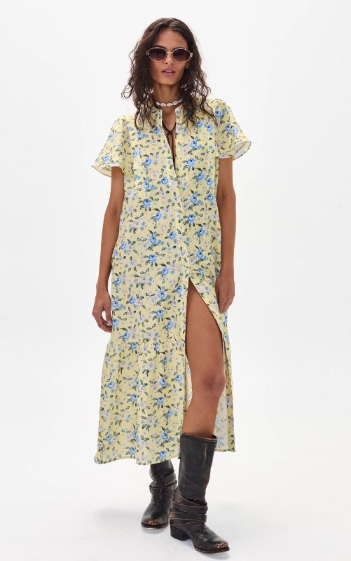Willow Linen Dress Francesca Print Willow Linen Dress Francesca Print