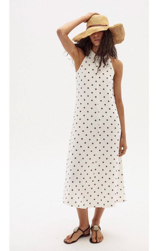 Olivia Polka Dot Brown Dress Roses and Dreams Olivia Polka Dot Brown Dress Roses and Dreams
